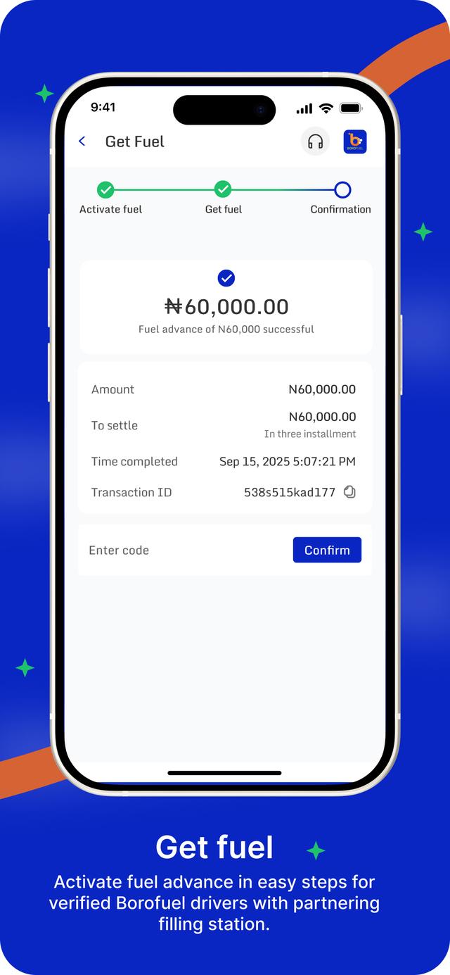 Get Fuel - Borofuel App